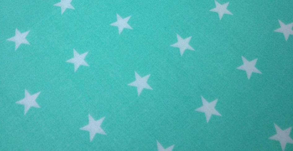 Сменная наволочка на подушку для беременных цвета: Звезды мятно-белые
